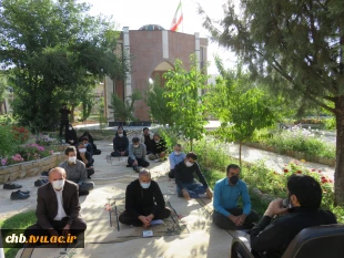 برگزاری مراسم معنوی زیارت عاشورا با  اجرای سخنرانی به موضوع فلسفه عاشورای حسینی (ع) 3