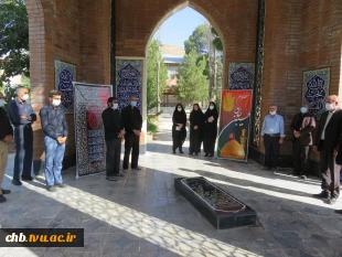برگزاری مراسم معنوی زیارت عاشورا با  اجرای سخنرانی به موضوع فلسفه عاشورای حسینی (ع) 2