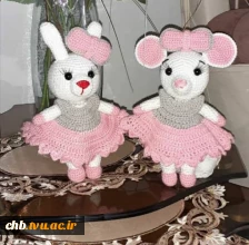 عروسک های بافتنی با کاموا با دست