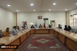 جلسه هیئت رئیسه دانشگاه فنی و حرفه‌ای استان چهارمحال و بختیاری با حضور رئیس دانشگاه فنی و حرفه‌ای کشور