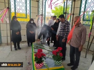 رئیس دانشگاه فنی و حرفه‌ای در مراسم بزرگداشت شهدای دانشگاه فنی و حرفه‌ای:
تکریم مقام شهدا و بزرگداشت شهدای گمنام نگاه فرهنگی ویژه دولت سیزدهم است 2