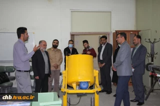 بازدید روسای ستاد اجرایی فرمان حضرت امام (ره) و بنیاد برکت استان چهارمحال و بختیاری از دانشگاه فنی و حرفه ای شهرکرد