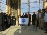 پیاده روی و ادای احترام به ساحت نورانی شهید گمنام آرمیده در محل سازمان حفظ دفاع مقدس و ارزشهای اسلامی  واقع در کوه تهلیجان 9