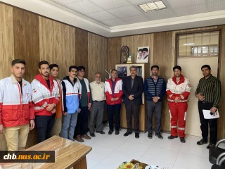 بازدید رئیس هلال‌احمر شهرستان شهرکرد از پایگاه‌ هلال احمر دانشگاه ملی مهارت استان چهار محال و بختیاری
