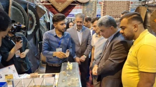 هم اکنون بازدید دکتر افشین سفاهن رییس مرکز حقوقی، لوایح و امور مجلس وزارت علوم ، تحقیقات و فناوری  از غرفه دانشگاه ملی مهارت استان چهارمحال و بختیاری 2