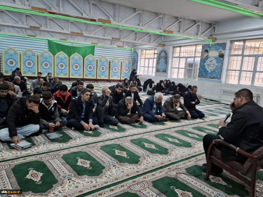 برگزاری مراسم عزاداری شهادت حضرت فاطمه زهرا(س) در دانشگاه ملی مهارت استان چهارمحال و بختیاری 6