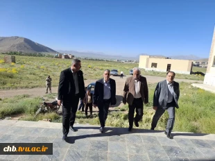 بازدید دکتر زمانی ، رئیس دانشگاه ملی مهارت ، دکتر فخر موسوی ، مدیرکل حوزه ریاست و روابط عمومی دانشگاه و دکتر شایق رئیس واحد استانی  از آموزشکده کشاورزی شهرکرد 3