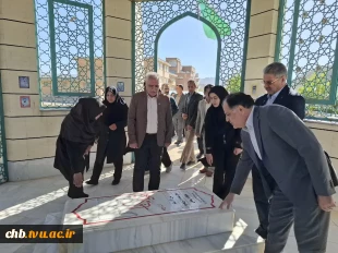 ادای احترام به مقام شهدای گمنام آموزشکده دختران شهرکرد با حضور دکتر زمانی رئیس دانشگاه ملی مهارت و دکتر فخر موسوی مدیر کل حوزه ریاست و روابط عمومی دانشگاه
 2